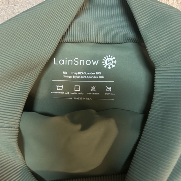 LainSnow Kiawah Bottom NWT Sage/White - Picture 2 of 4